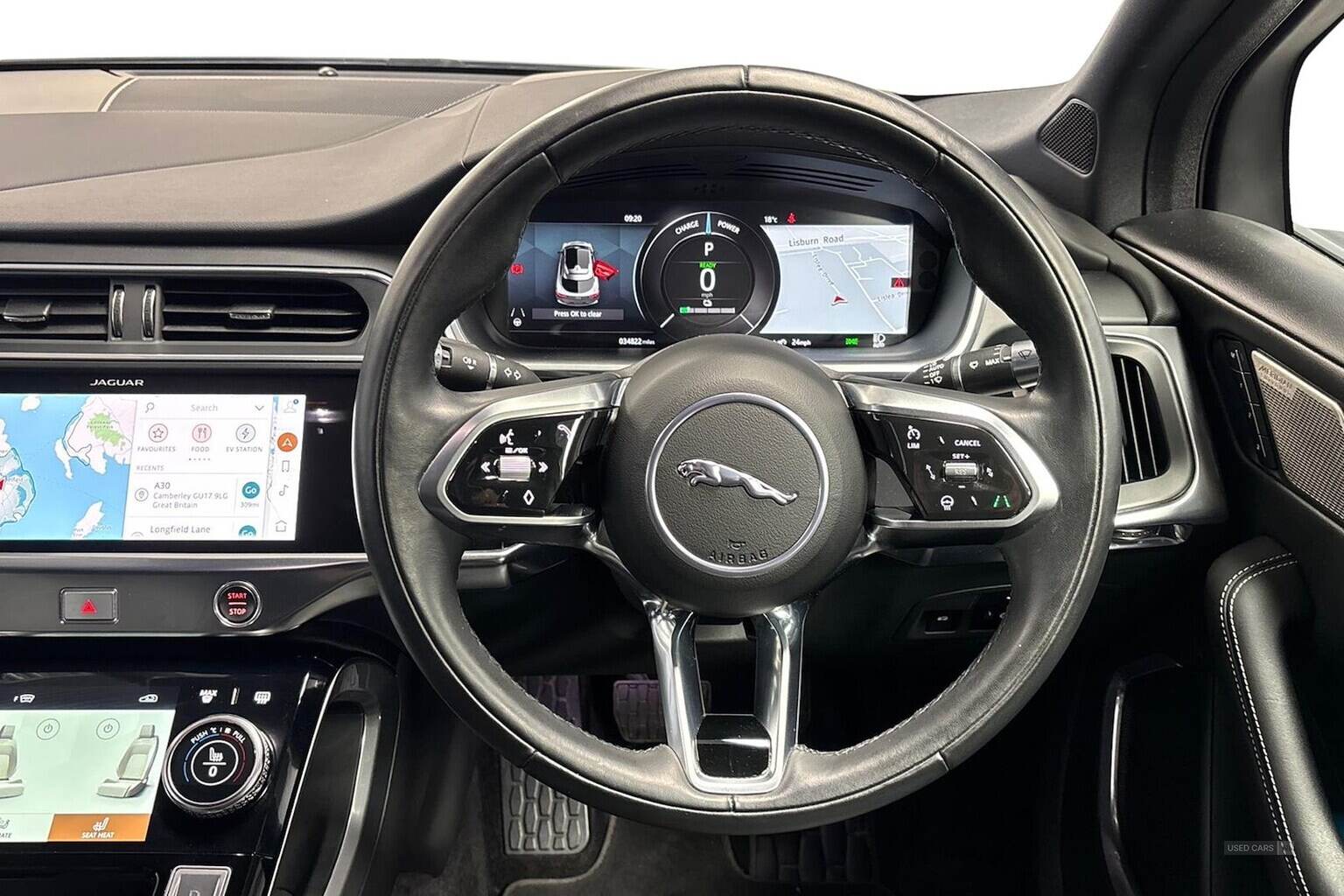 Mar 2022 Jaguar i-Pace 294Kw Ev400 Hse Black 90Kwh 5Dr Auto 11Kw Charger