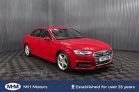 Audi A4 2.0 TDI ultra S line Saloon 4dr Diesel Manual Euro 6 (s/s) (190 ps) CRUISE CONTROL / HALF LEATHER in Antrim