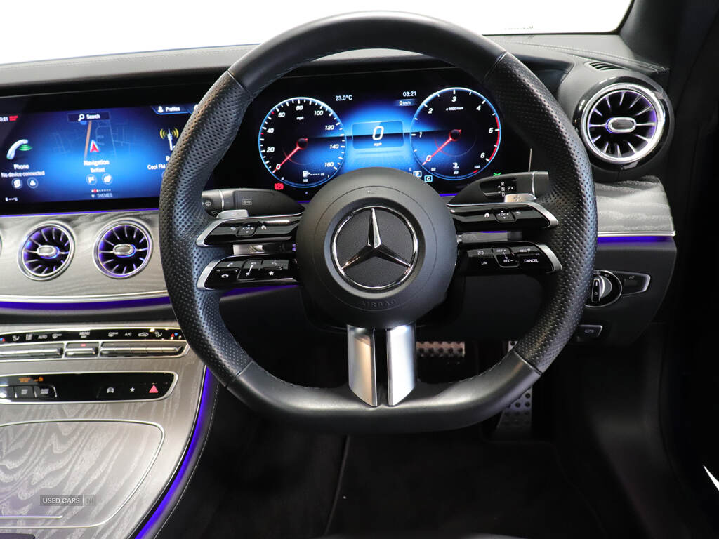 Jan 2023 Mercedes-Benz E Class E400d 4Matic AMG Line Night Ed Pre+ 2dr 9G-Tronic