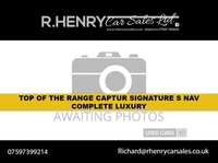 Renault Captur 1.2 TCe ENERGY Signature S Nav SUV 5dr Petrol Manual Euro 6 (s/s) (120 ps) in Down