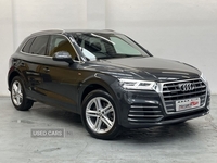 Audi Q5 2.0 TDI 40 S line SUV 5dr Diesel S Tronic quattro Euro 6 (s/s) (190 ps) AMBIENT LIGHTING in Antrim