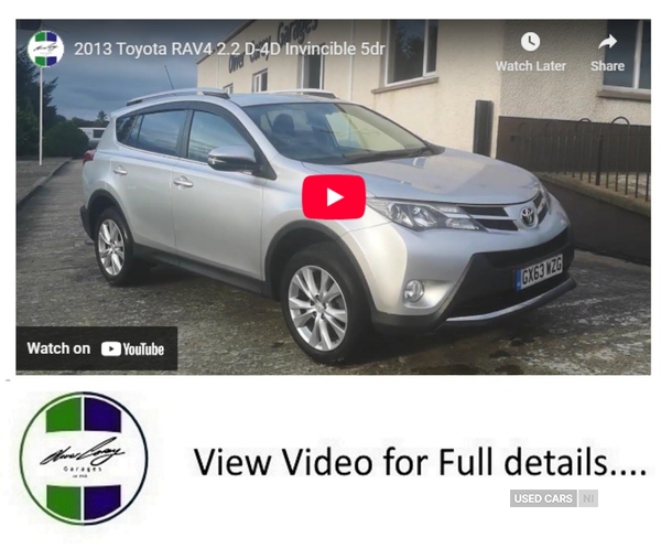 Toyota RAV4 DIESEL ESTATE in Tyrone