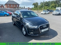 Audi Q3 2.0 TDI SE SUV 5dr Diesel S Tronic quattro Euro 5 (s/s) (177 ps) 12 MONTH' S WARRANTY, 4x4 in Down