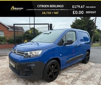 Citroen Berlingo 1.6 BlueHDi 1000 Enterprise M Panel Van 5dr Diesel Manual SWB Euro 6 (s/s) (100 ps) in Armagh
