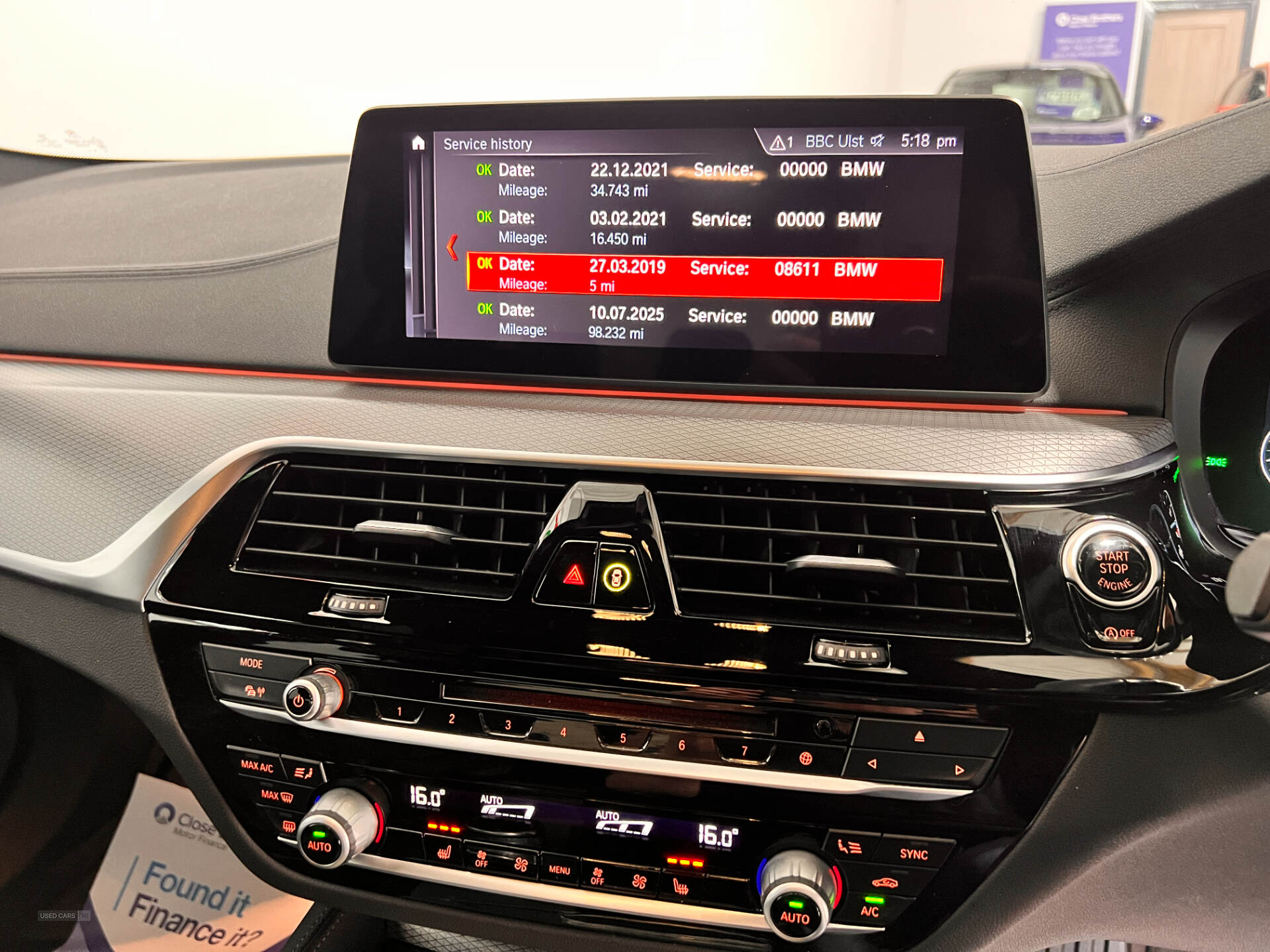 BMW 5 Series DIESEL SALOON in Antrim