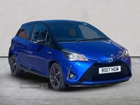Toyota Yaris 1.5 Hybrid Blue Bi-Tone 5Dr Cvt in Down