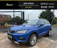 Seat Ateca 2.0 TDI XCELLENCE SUV 5dr Diesel DSG 4Drive Euro 6 (s/s) (190 ps) in Armagh