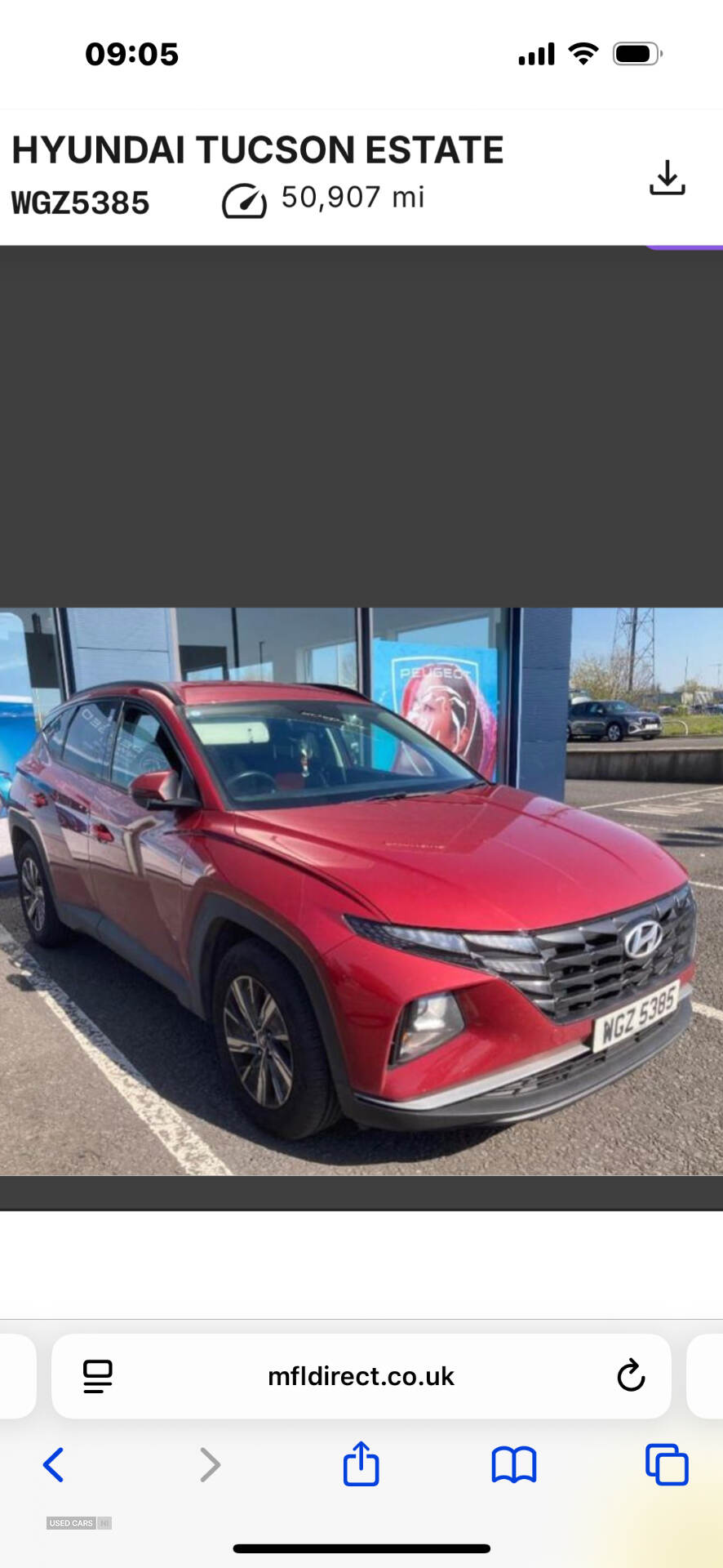 Hyundai Tucson ESTATE in Antrim