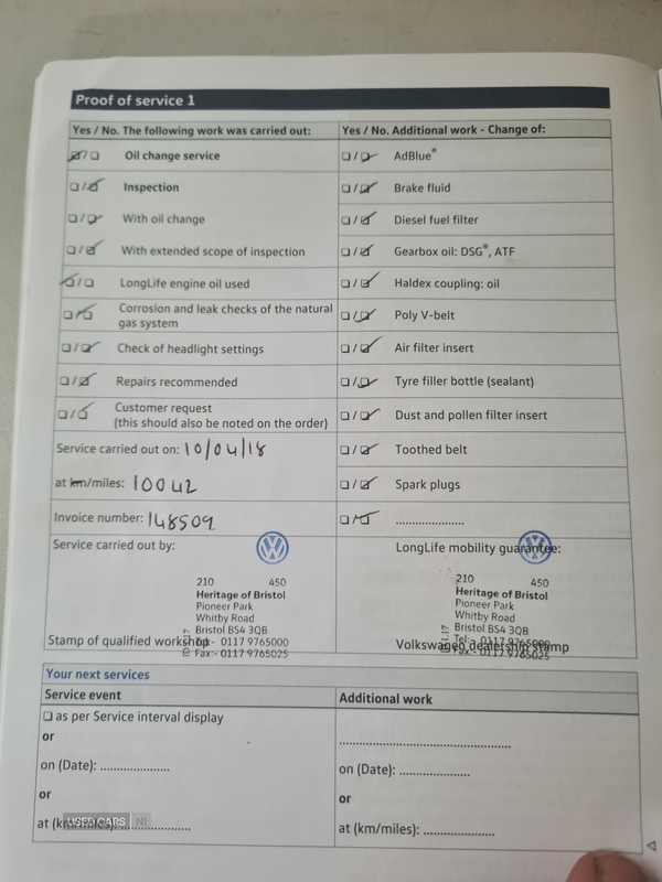 Volkswagen Golf DIESEL HATCHBACK in Down