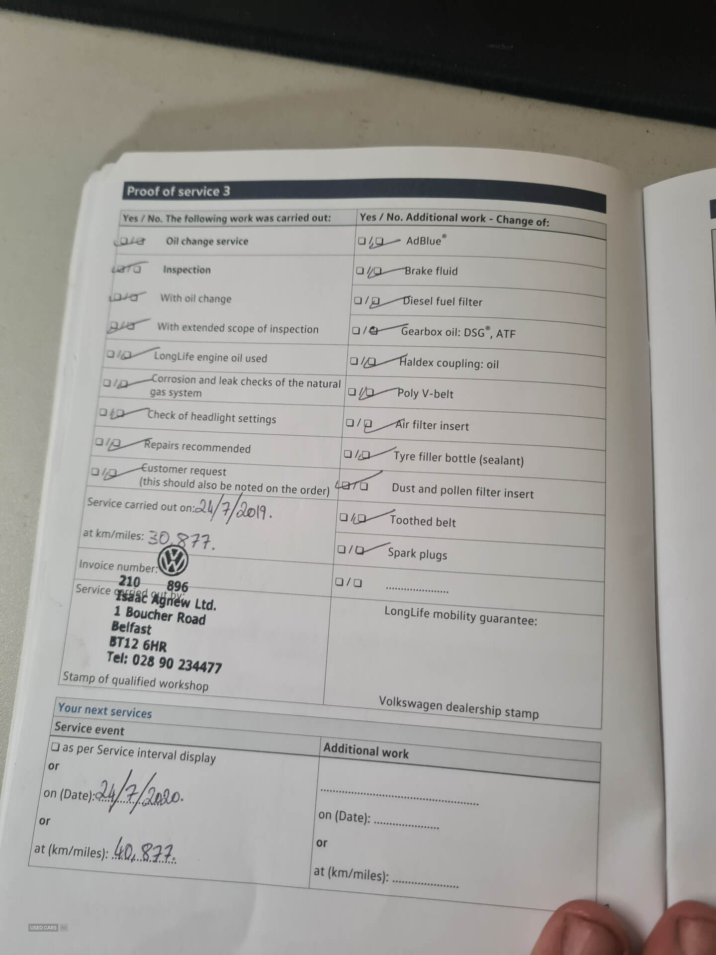 Volkswagen Golf DIESEL HATCHBACK in Down