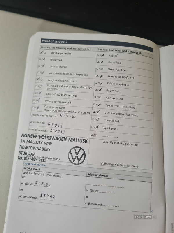 Volkswagen Golf DIESEL HATCHBACK in Down