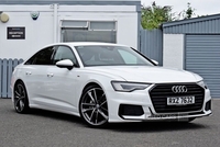 Audi A6 SALOON 2.0 TDI 40 S line Saloon 4dr Diesel S Tronic Euro 6 (s/s) (204 ps) **REVERSING CAMERA** in Down