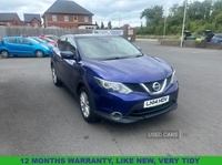 Nissan Qashqai 1.2 DIG-T Acenta Premium SUV 5dr Petrol Manual 2WD Euro 5 (s/s) (115 ps) 12 MONTH' S WARRANTY, 1 years MOT in Down