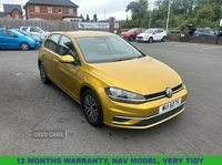 Volkswagen Golf 1.0 TSI SE Nav Hatchback 5dr Petrol Manual Euro 6 (s/s) (110 bhp) 12 MONTH' S WARRANTY, nav in Down