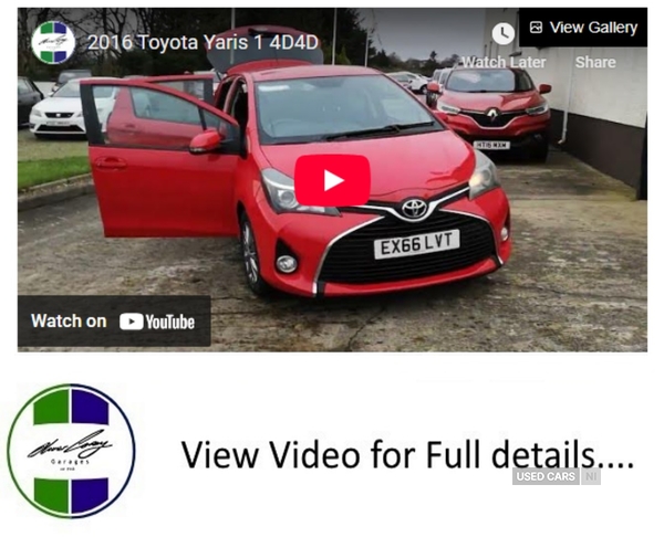 Toyota Yaris DIESEL HATCHBACK in Tyrone