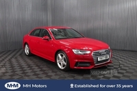 Audi A4 2.0 TDI ultra S line Saloon 4dr Diesel Manual Euro 6 (s/s) (190 ps) CRUISE CONTROL / HALF LEATHER in Antrim