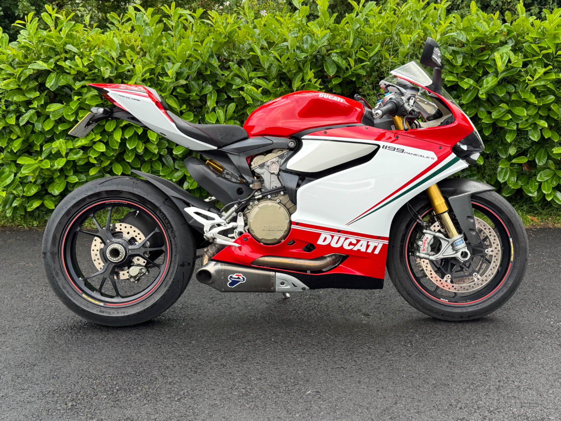 Ducati Panigale 1199s tricolour in Down
