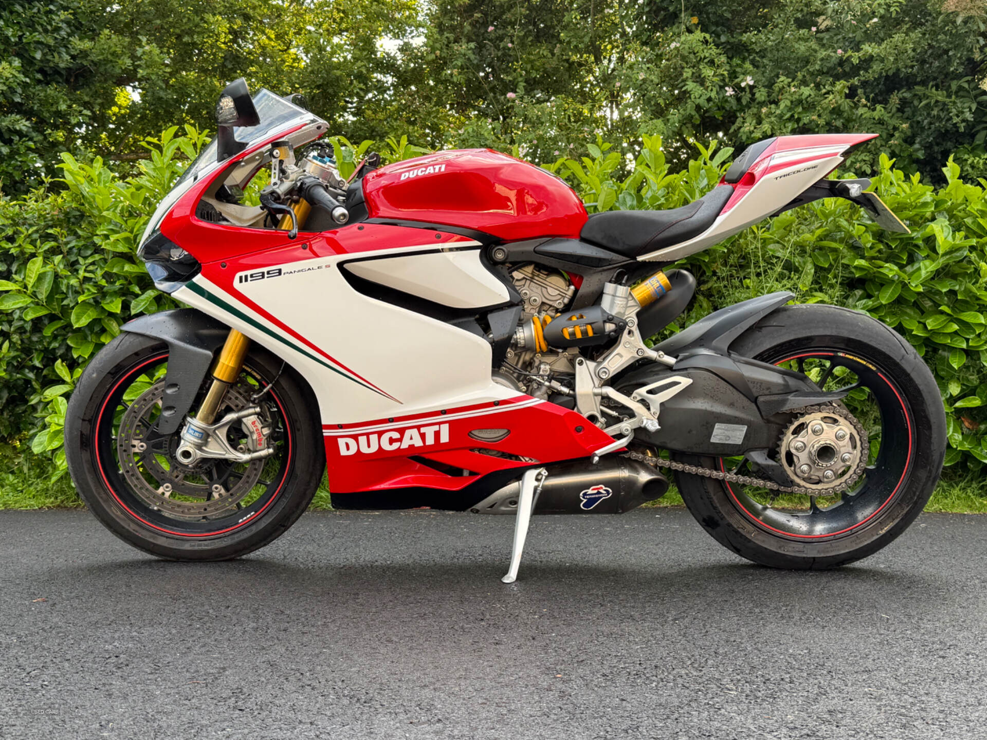 Ducati Panigale 1199s tricolour in Down