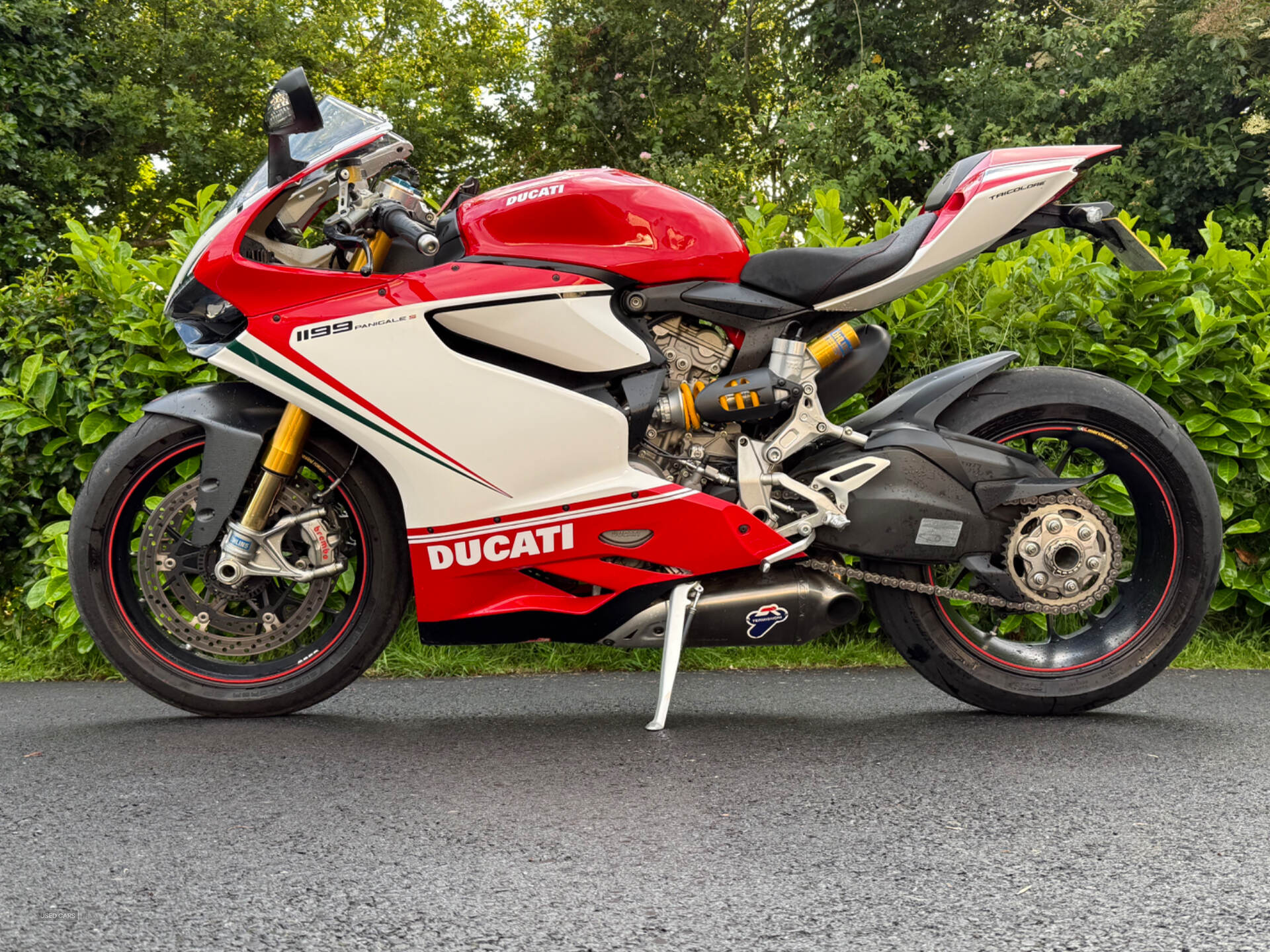 Ducati Panigale 1199s tricolour in Down