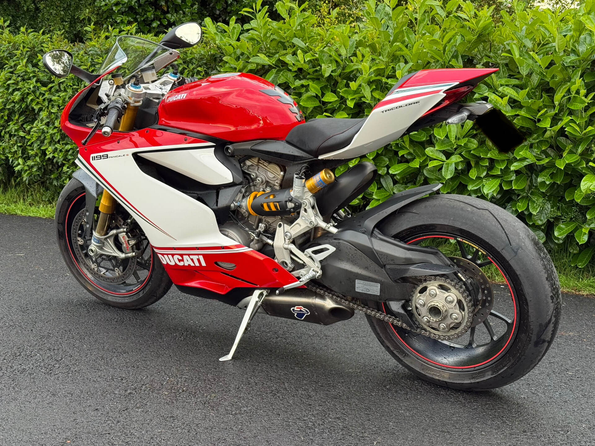 Ducati Panigale 1199s tricolour in Down