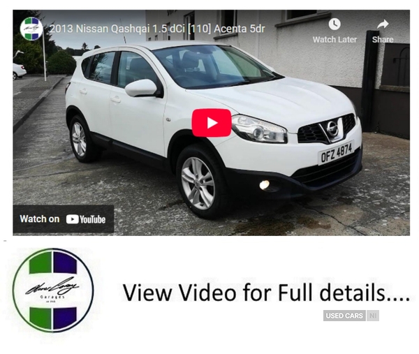 Nissan Qashqai DIESEL HATCHBACK in Tyrone
