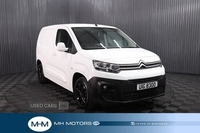 Citroen Berlingo 1.5 BlueHDi 1000 Driver M Panel Van 5dr Diesel Manual SWB Euro 6 (100 ps) LONG MOT / LOW MILEAGE ONLY 66,064 in Antrim