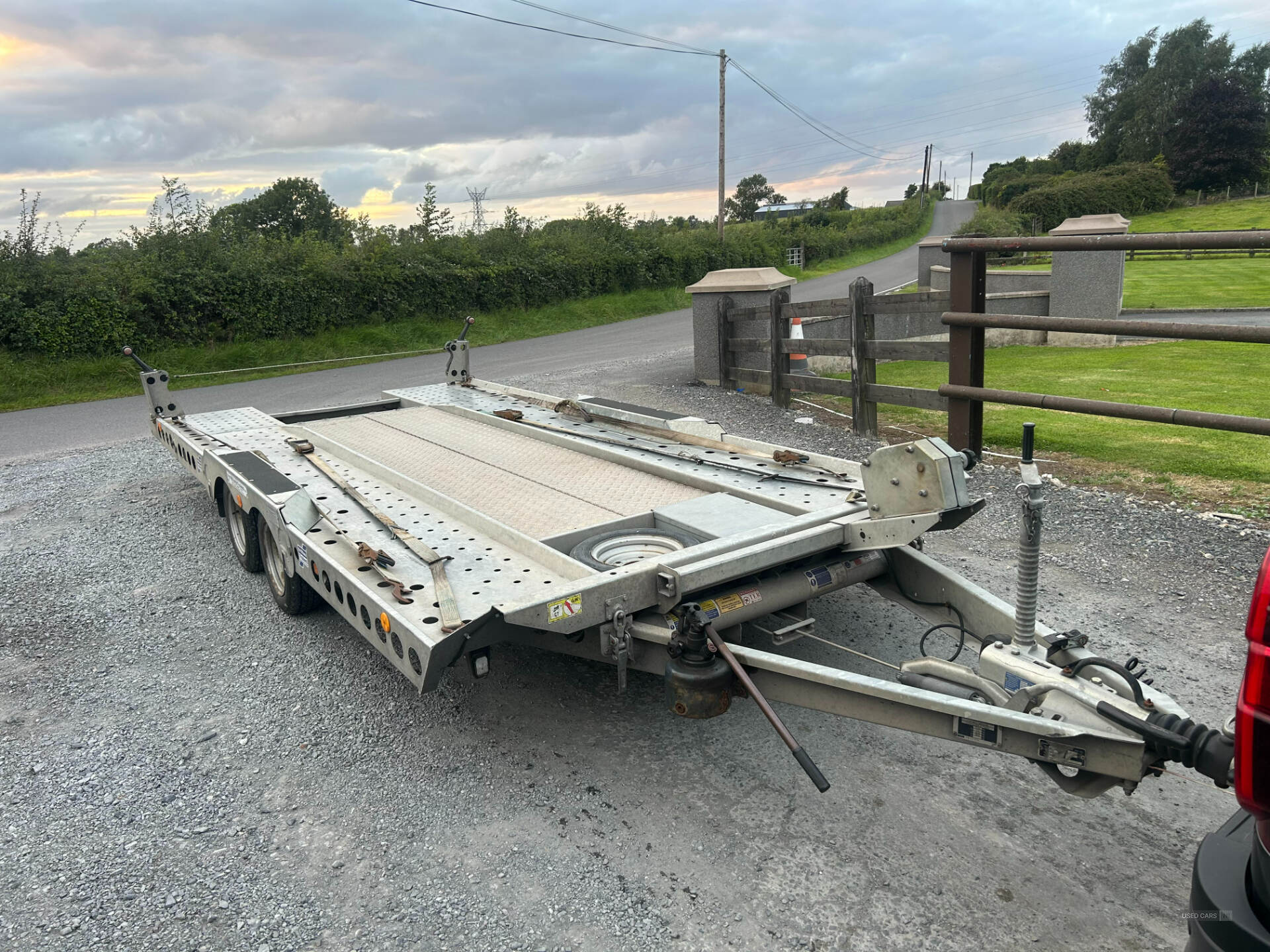 Ifor Williams CT177 car transporter in Armagh