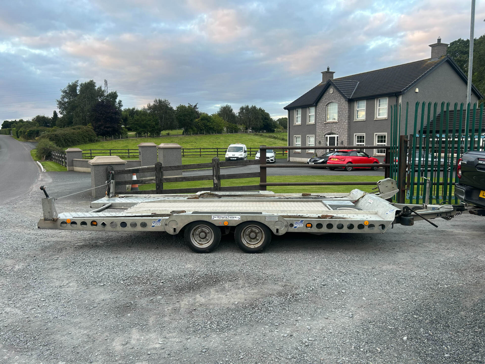 Ifor Williams CT177 car transporter in Armagh