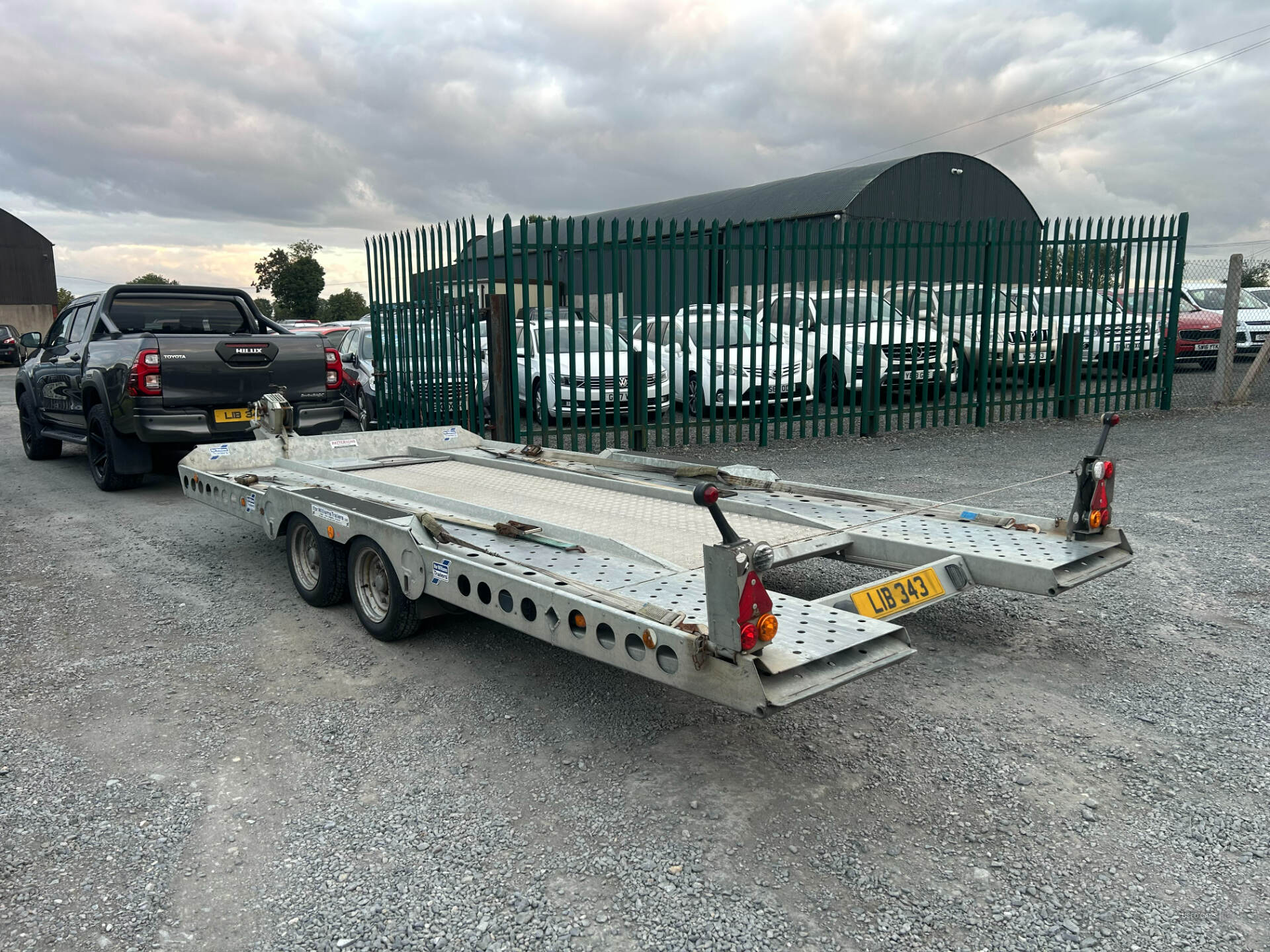 Ifor Williams CT177 car transporter in Armagh