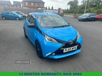 Toyota Aygo 1.0 VVT-i x-cite Hatchback 5dr Petrol Manual Euro 6 (68 ps) 12 MONTH' S WARRANTY in Down