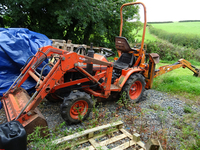 Kubota B Series 1550 in Down