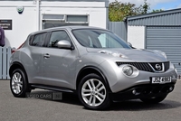 Nissan Juke 1.6 Tekna SUV 5dr Petrol Manual Euro 5 (117 ps) BLACK LEATHER in Down