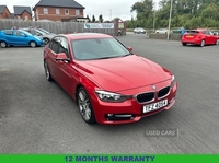 BMW 3 Series 2.0 320d Sport Saloon 4dr Diesel Manual xDrive Euro 5 (s/s) (184 ps) 12 MONTH' S WARRANTY, FULL LEATHER in Down