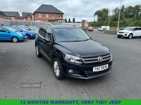 Volkswagen Tiguan 2.0 TDI BlueMotion Tech Match SUV 5dr Diesel Manual 2WD Euro 6 (s/s) (150 ps) 12 MONTH' S WARRANTY in Down