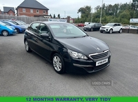 Peugeot 308 1.6 BlueHDi Active Hatchback 5dr Diesel Manual Euro 6 (s/s) (100 ps) 12 MONTH' S WARRANTY, 12 MONTHS MOT in Down