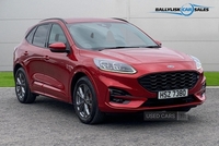 Ford Kuga 2.5h 190PS FHEV ST-Line Edition in Lucid Red with 4K in Armagh