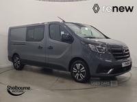 Renault Trafic 2.0 dCi Blue LL30 Extra Sport Crew Van Double Cab 6dr Diesel Manual L2 H1 Euro 6 (s/s) (150 ps) in Down