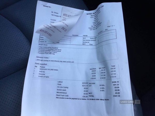 Mercedes E-Class DIESEL SALOON in Derry / Londonderry