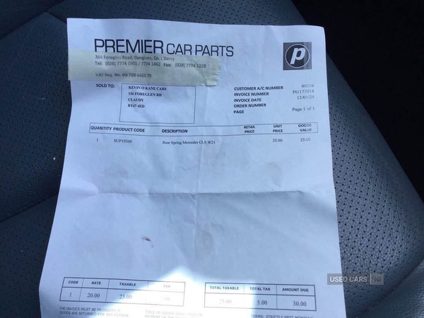 Mercedes E-Class DIESEL SALOON in Derry / Londonderry