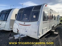 Bailey Unicorn III Barcelona Twin Axle, Fixed Bed in Down