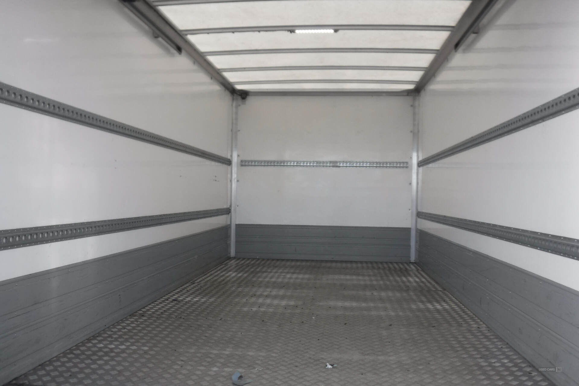 Iveco Daily 72-180 17ft GRP box with Dhollandia tail lift. in Down