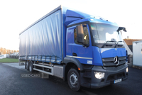 Mercedes Antos 26000kg 6x2 30ft curtainsider rear lift axle. in Down