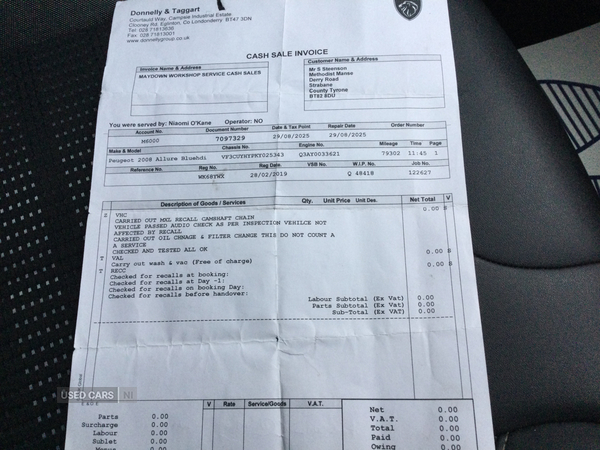 Peugeot 2008 DIESEL ESTATE in Derry / Londonderry