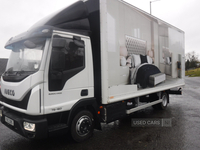 Iveco Eurocargo 20ft GRP box with hardwood floor & tying rails. in Down