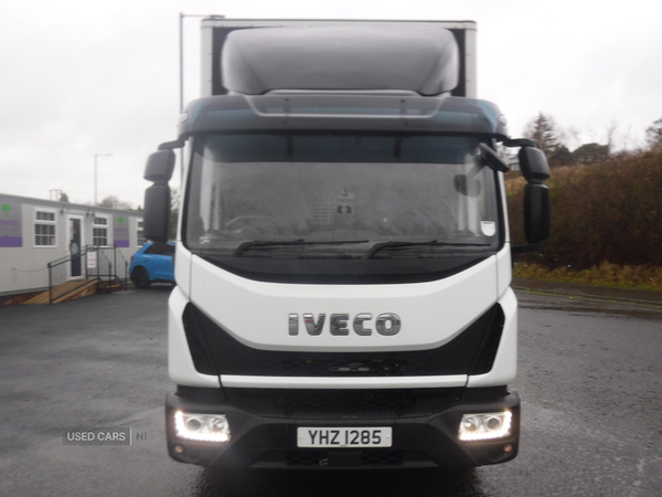 Iveco Eurocargo 20ft GRP box with hardwood floor & tying rails. in Down