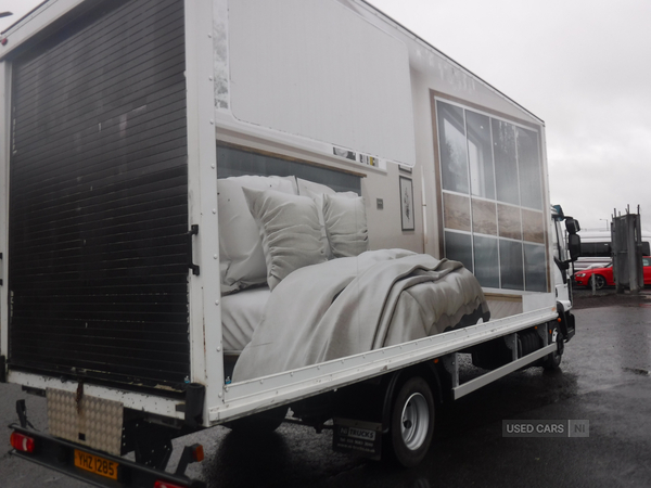 Iveco Eurocargo 20ft GRP box with hardwood floor & tying rails. in Down