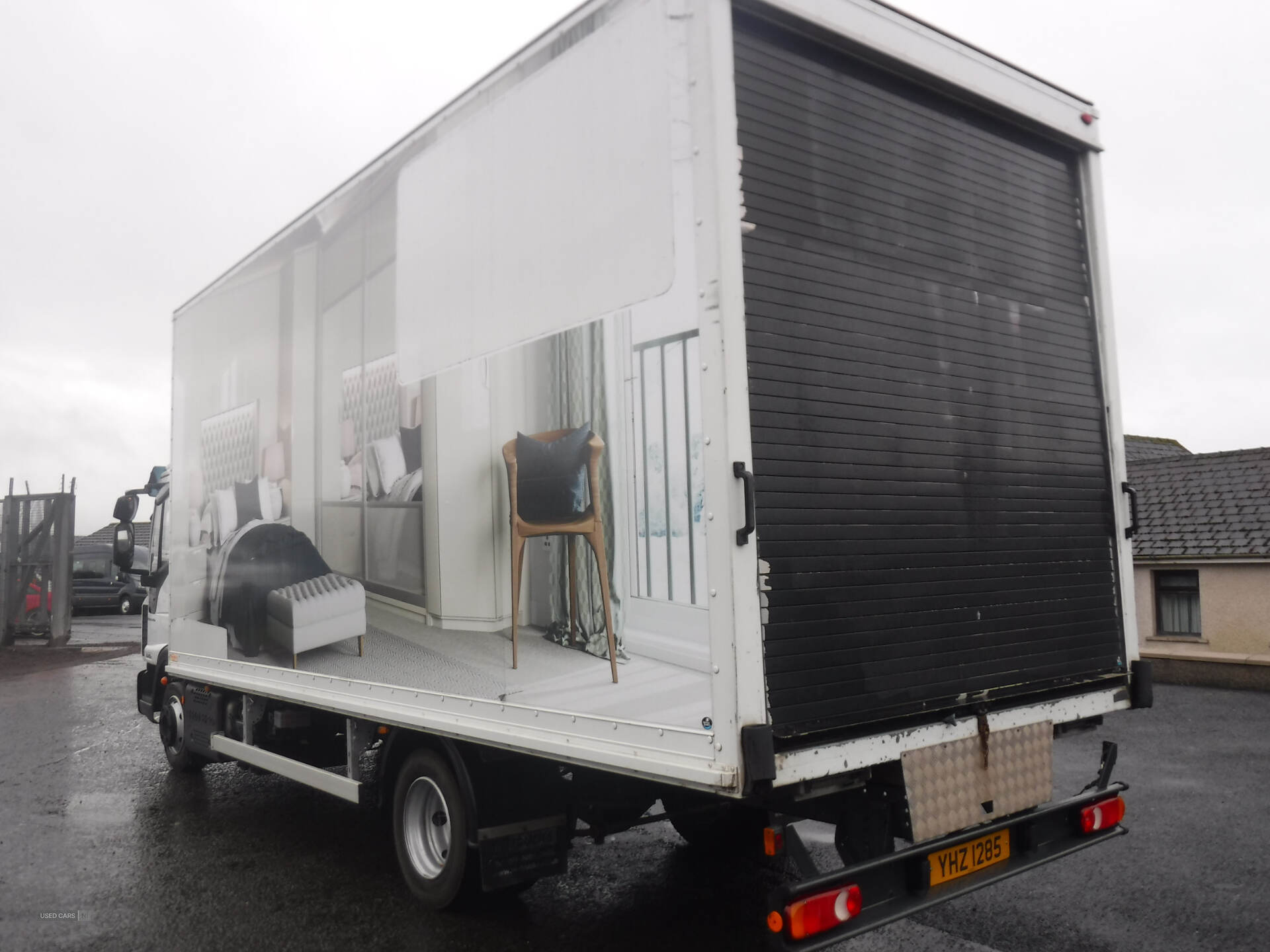 Iveco Eurocargo 20ft GRP box with hardwood floor & tying rails. in Down