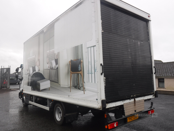 Iveco Eurocargo 20ft GRP box with hardwood floor & tying rails. in Down