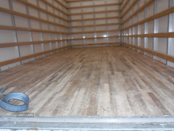 Iveco Eurocargo 20ft GRP box with hardwood floor & tying rails. in Down