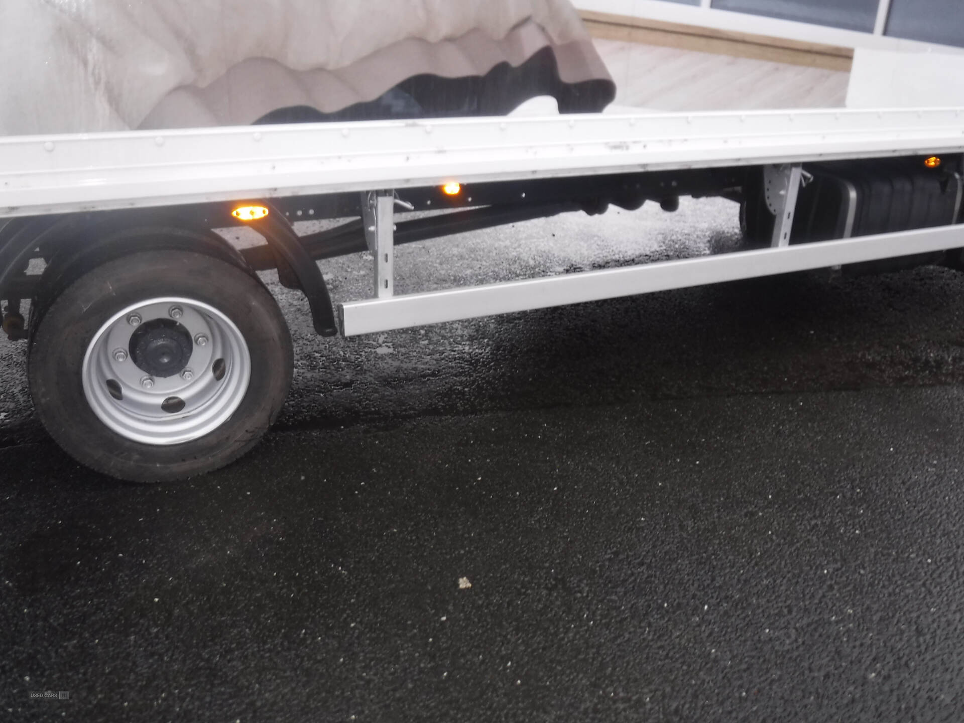 Iveco Eurocargo 20ft GRP box with hardwood floor & tying rails. in Down